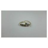 14k gold ring set size 8