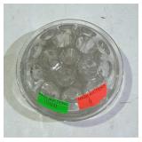 Older glass flower frog 4"