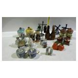 Salt & pepper shakers, box flat, various styles
