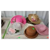 Ladies hats - lot of nine