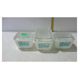3-pc Pyrex refrigerator dish set