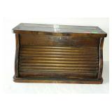 Wooden breadbox, measures 19 inches long