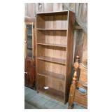 Bookcase with adjustable shelves. 30"×12"×72".