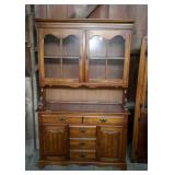 Cochrane furniture, two piece China hutch. Nice