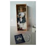 Knowles Collector doll in original box, with