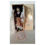 Knowles Collector doll in original box, with
