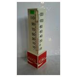 Coca-Cola wall mount thermometer. 15" high. Not