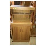 Microwave cart, measures 25 inches long, by 20