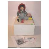 Danbury Mint collectible porcelain doll. "David".
