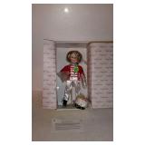 Danbury Mint porcelain Shirley Temple doll in