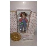 Danbury Mint porcelain Shirley Temple doll,