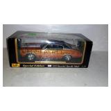Die cast 1972 Chevrolet Chevelle car. In original