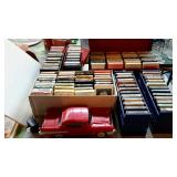 Great big lot of 8 track tapes, some in cases and