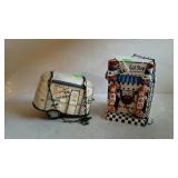 Route 66 Birdhouses, vintage camper and gas