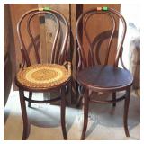 Pair of bentwood chairs