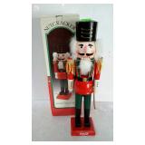 Coca-Cola old world wooden nutcracker, stands 15"