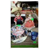 Shirley Temple lot - one blue mug, on collectors