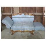 Fainting couch/parlor style loveseat, both sides