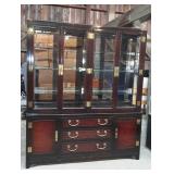 China, contemporary design with dark finish