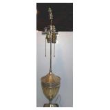 Brass heavy table lamp no shade