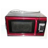 Red and black microwave not tested by us
