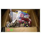 Large box of Christmas wrapping paper