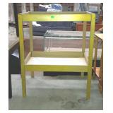 Craft table with secondary shelf, 29 x 21 x 34,