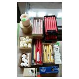 Group lot of candles