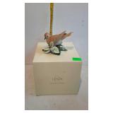 Lenox turtle dove porcelain figurine, 4.5", with
