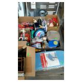 Skid lot: tabletop ironing board, kitchen and