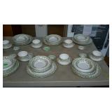 China, 83-pcs Limoges dinnerware - Svc-8 plus