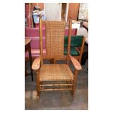 Rocking chair oak nice shape