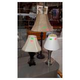 Three table lamps