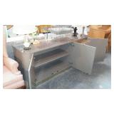 Sofa cabinet /dresser gray with single drawer