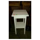 Small white painted wooden stand