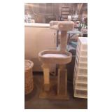 Cat scratching post, measures 57 inches tall