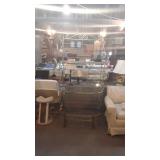 Metal bakers rack, measures 40 inches long, by 19