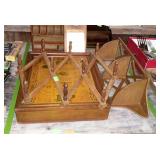 Wooden ware group - spice cabinet, corner wall