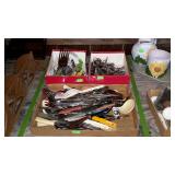 Kitchenware group - utensils, and flatware