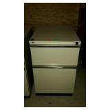 Hon file and storage cabinet on wheels. One