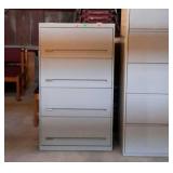 Four drawer lateral file cabinet, no key.