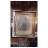 Framed portrait, measures 31 inches long and 27