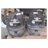 Two portable sanding vacs