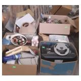 Skid lot, includes glassware, computer monitor