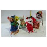 Annalee dolls - four mice