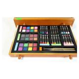 Artist lap desk with art supplies - 16 x 11 x 5