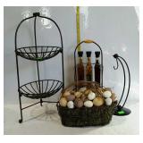 Home decor - ironworks spiced oil caddy, two tier