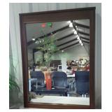 Wall mirror, framed - 32 x 42