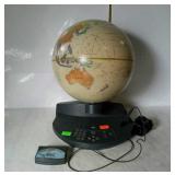 Electronic world globe