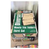 Two boxes of file molders